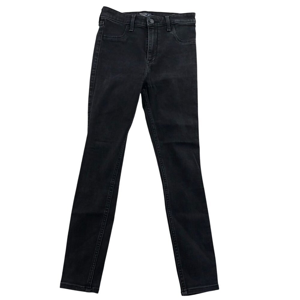 Abercrombie & Fitch Womens Jeans Size 27/4 Simone High Rise Jean Legging Black